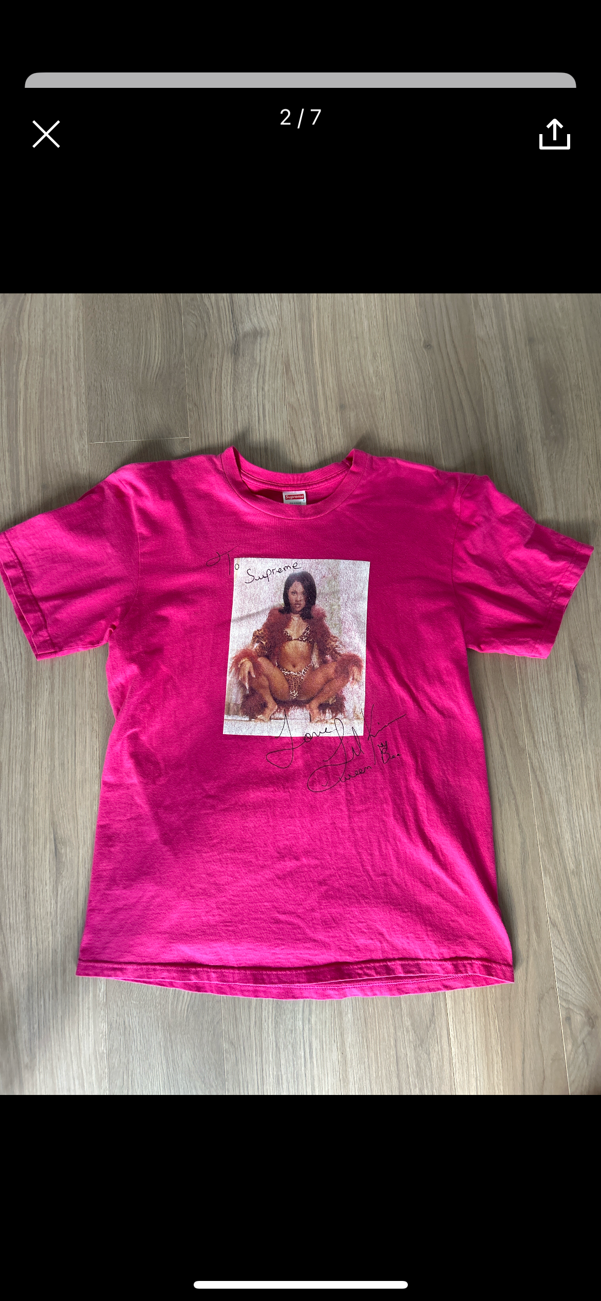Supreme Lil Kim Tee "Pink"