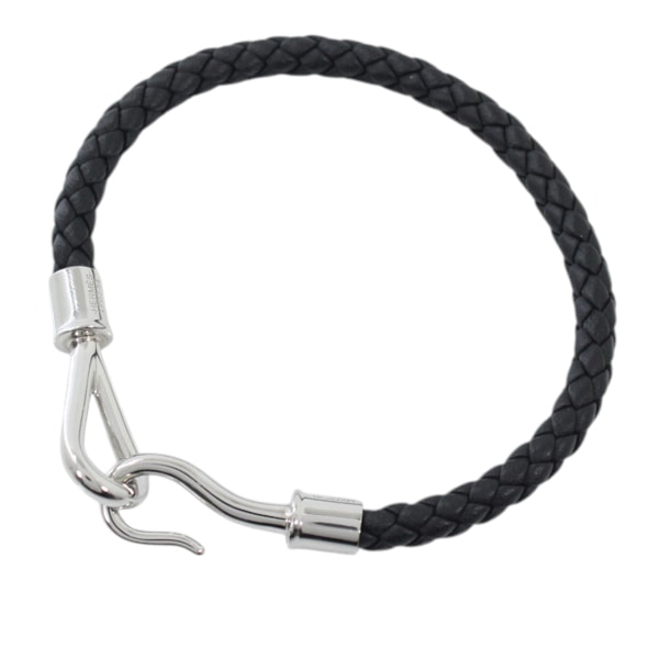 【新品同様】エルメス ジャンボH ブレスレット 黒 ブラック シルバー金具 スイフトレザー レディース メンズ HERMES ブランド 定番 人気 プレゼント ギフト ファッションアイテム アクセサリー オシャレ