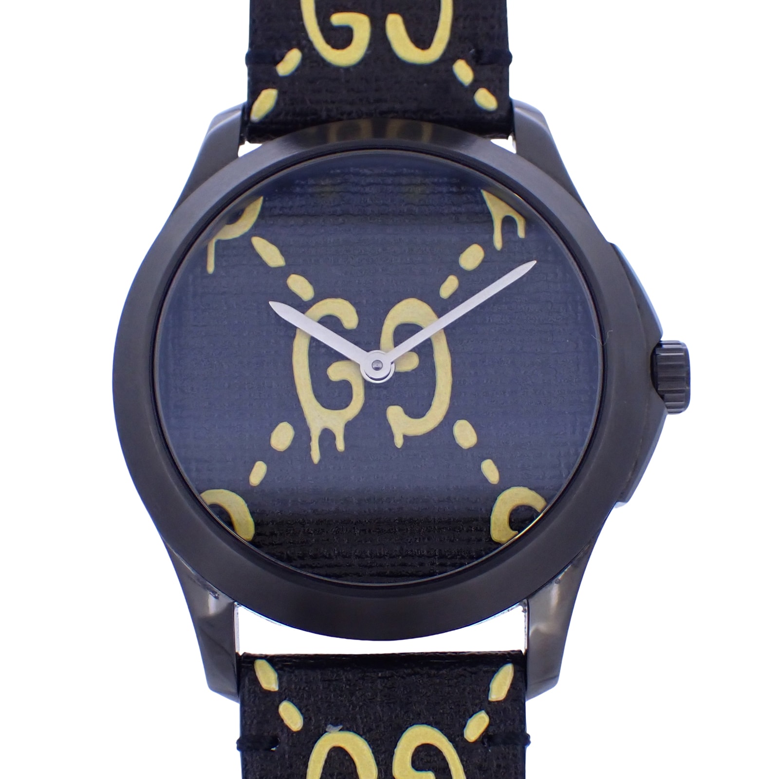 GUCCI グッチ  Gタイムレス ゴースト グッチシグネチャー  YA1264019  メンズ 腕時計