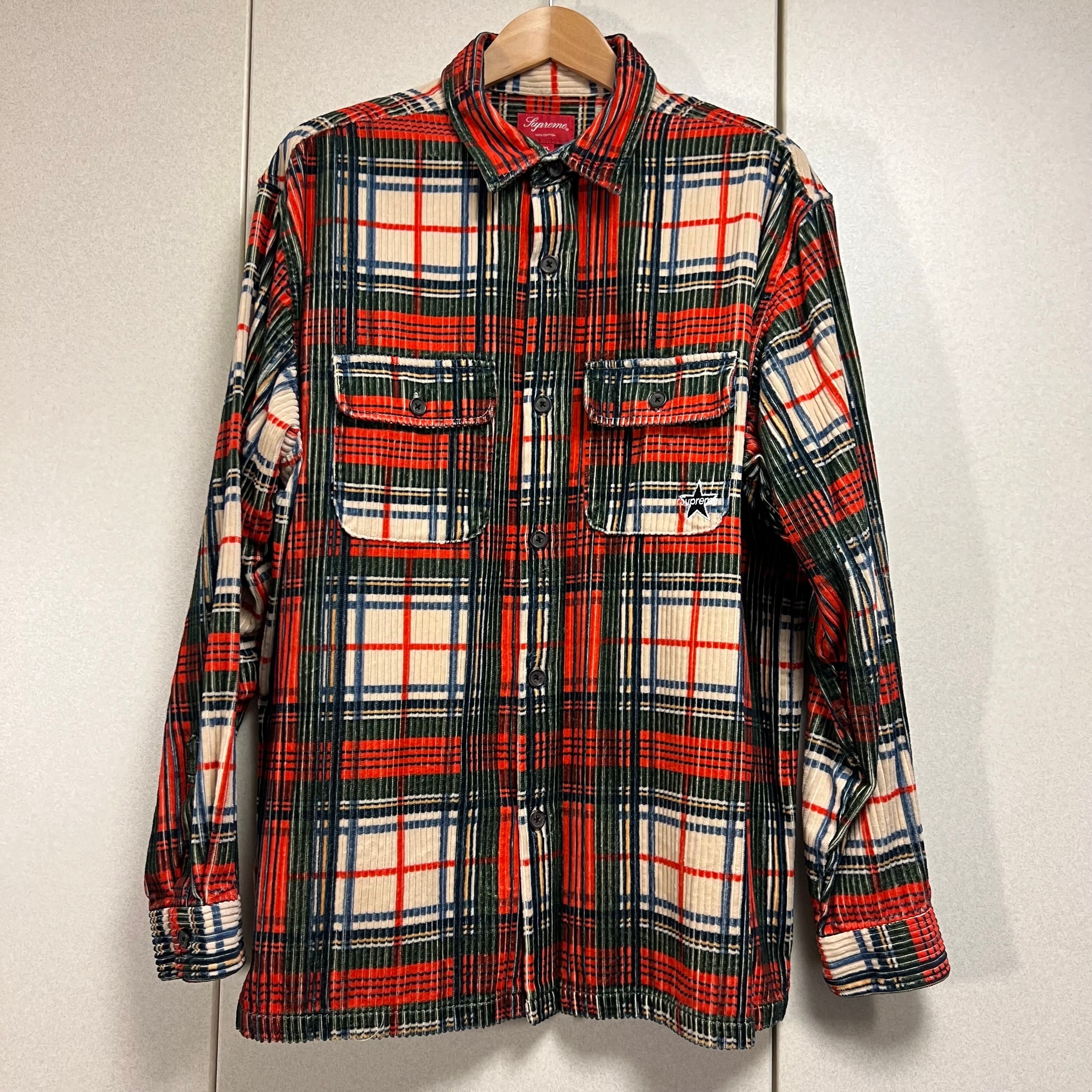 Supreme Corduroy Shirt "Plaid"