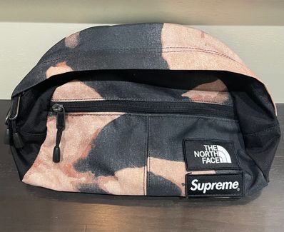 Supreme x The North Face Bleached Denim Print Roo II "Black"