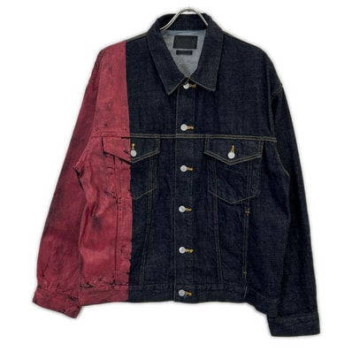 ヨーク 【24年製】YK24FW0785B-A HAND PAINTED DENIM TRUCKER JACKET デニムトラッカージャケット 3