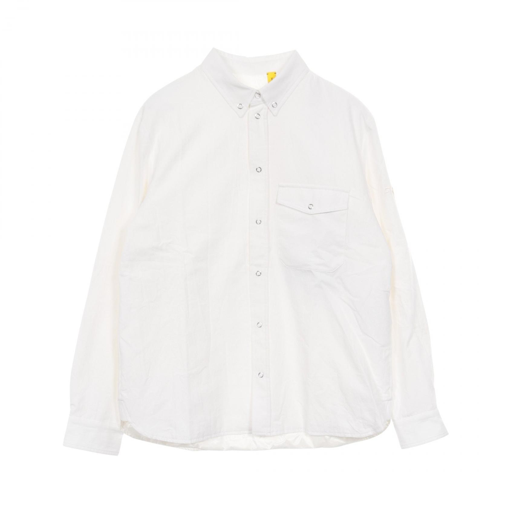 モンクレール MONCLER GENIUS 7 FRGMT Padded Overshirt パデットオーバー 衣料品 トップス コットン メンズ ホワイト系 2F00002M527100152 【新品】