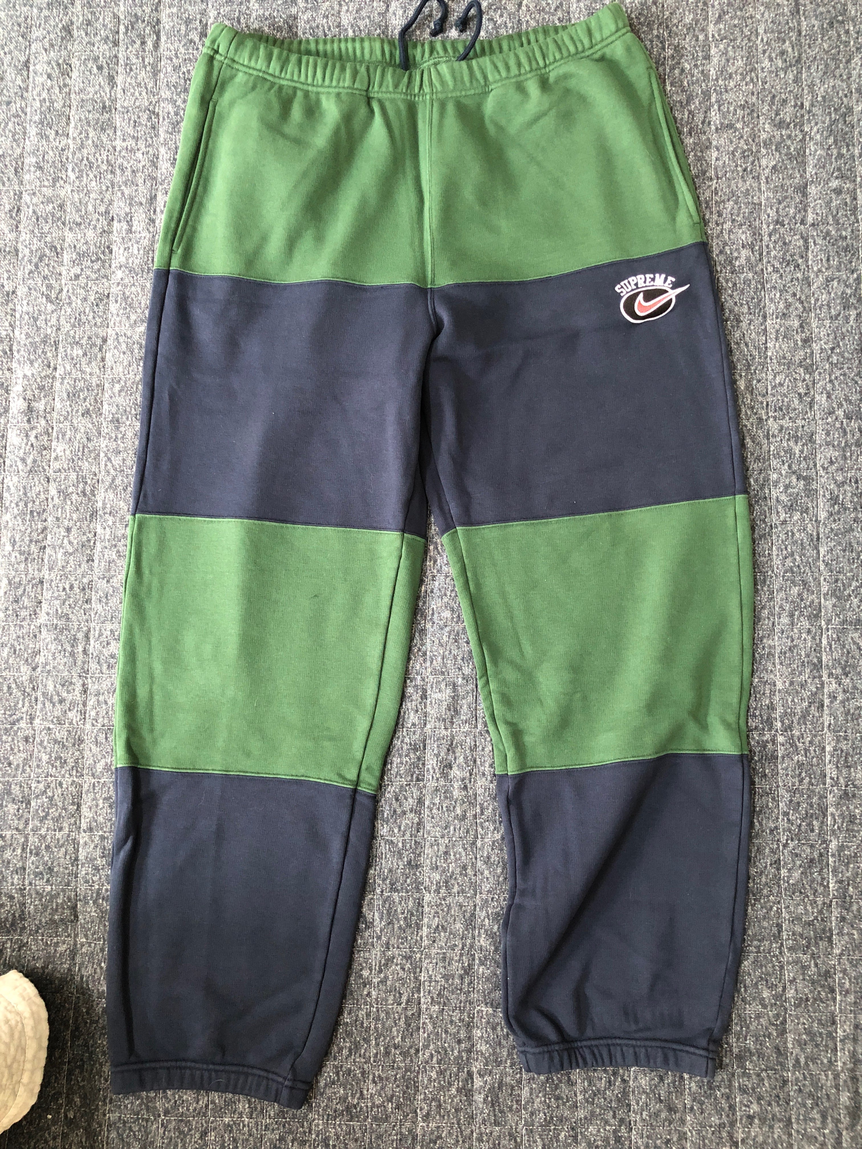 Supreme / Nike Stripe Sweatpant "Green"