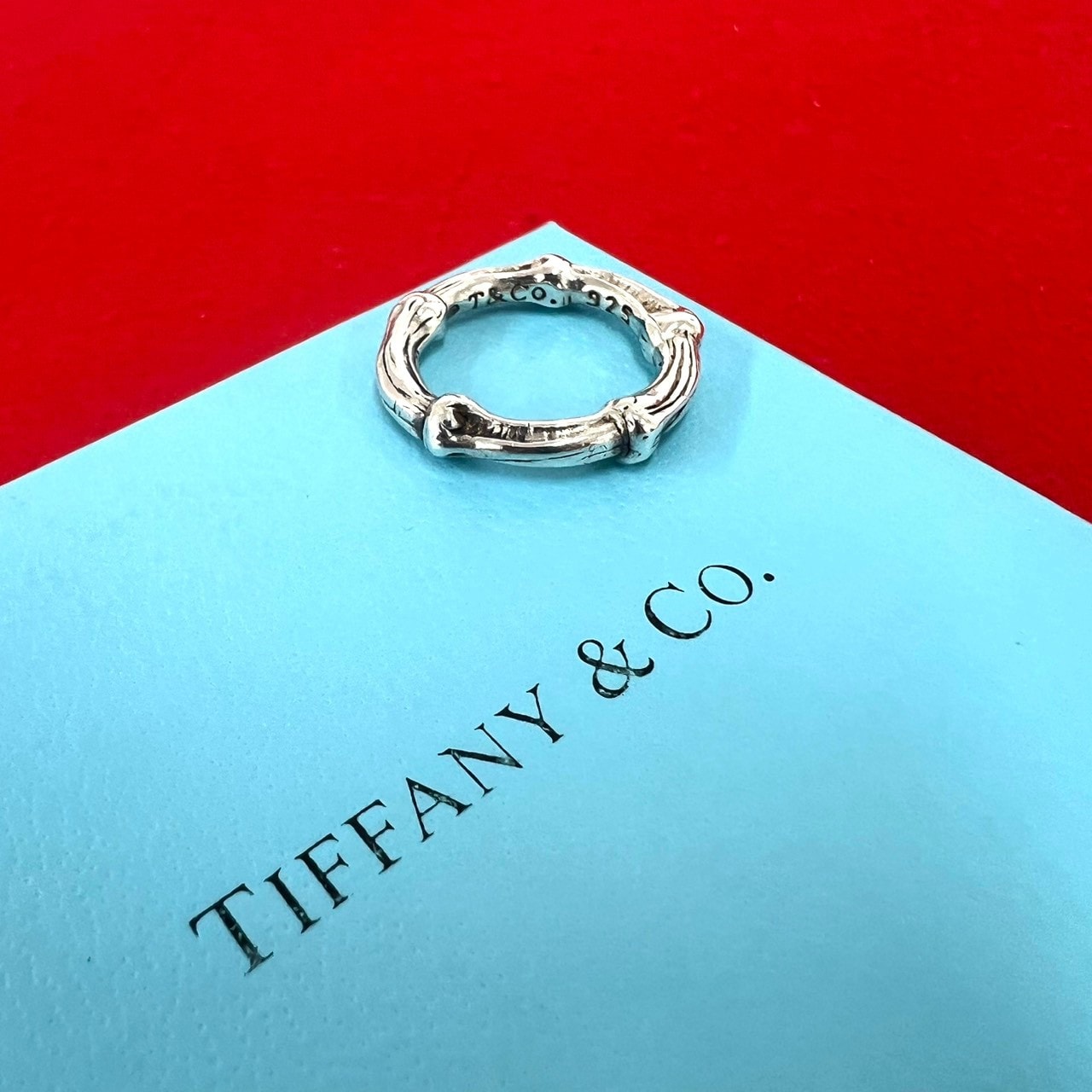 TIFFANY&Co. ティファニー バンブー リング シルバー925 リング・指輪 8号 シルバー
36849