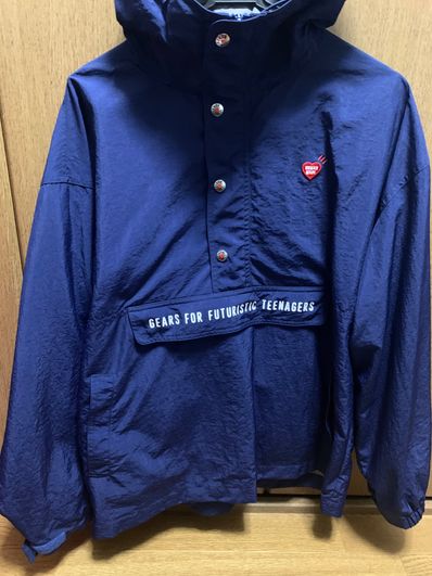 HUMAN MADE PULLOVER ANORAK "Navy"