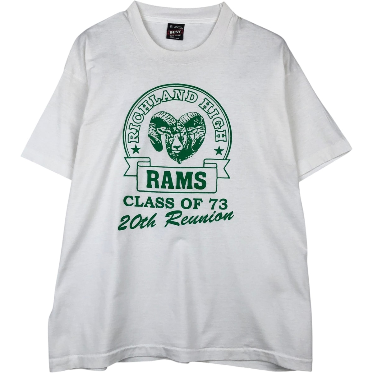 古着 90年代 フルーツオブザルーム FRUIT OF THE LOOM BEST カレッジTシャツ USA製 メンズXL相当 ヴィンテージ/eaa641660