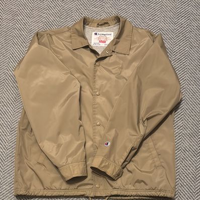 Supreme x Champion Coaches Jacket "Tan"