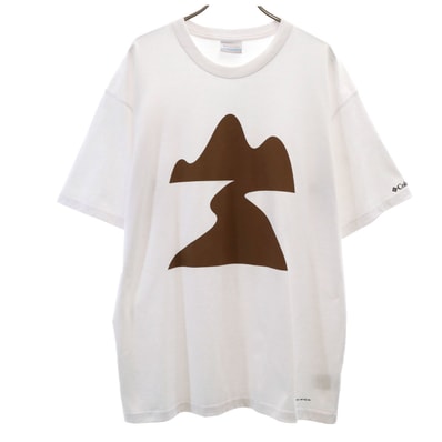 美品 Columbia コロンビア 半袖 Tシャツ L ホワイト アウトドア