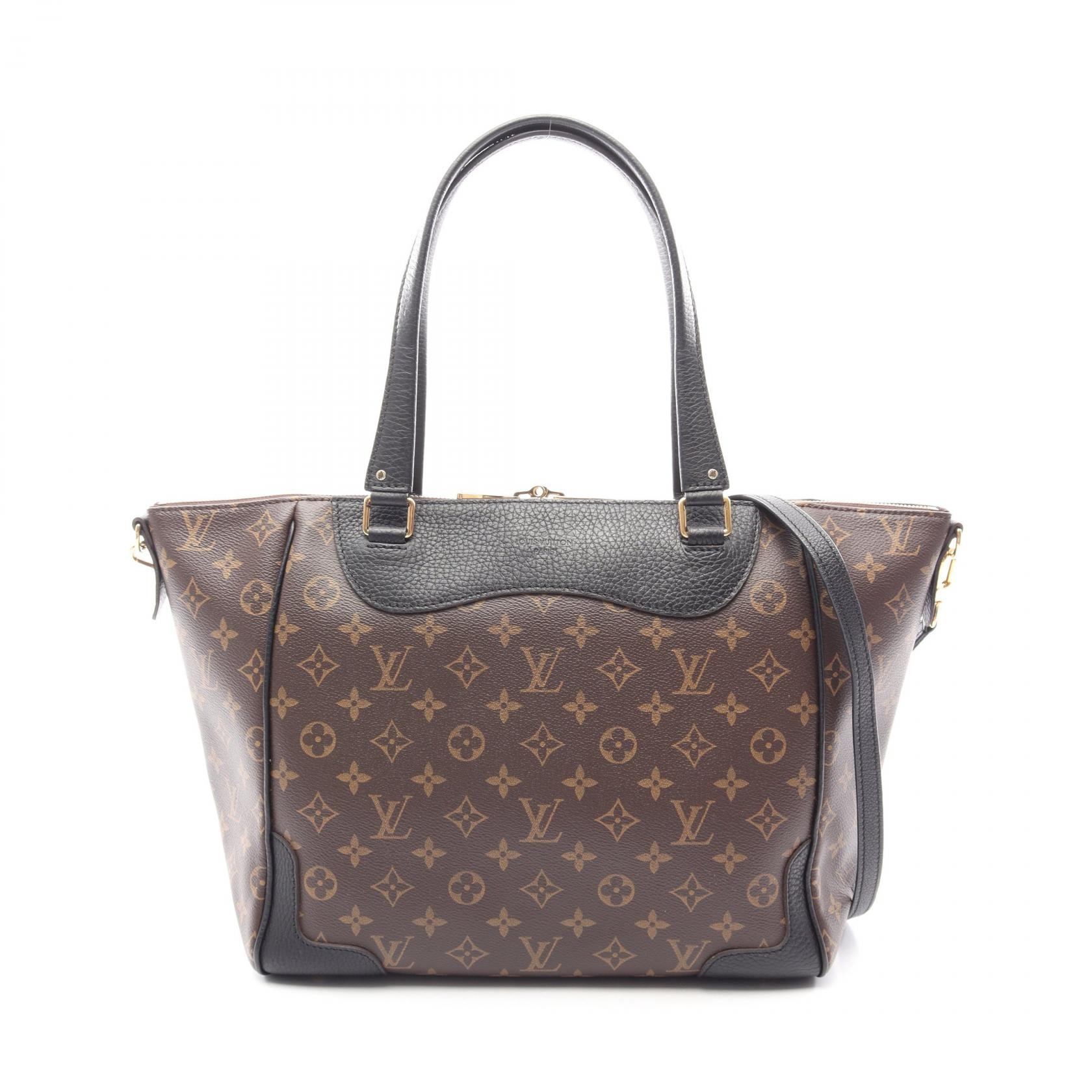 ルイ・ヴィトン LOUIS VUITTON エストレーラ モノグラム 2WAY トートバッグ バッグ PVCコーティングキャンバス レザー モノグラム レディース ブラウン系 / ブラック系 M51192 【中古】