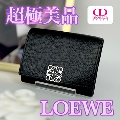 超極美品 LOEWE アナグラム コインケース&カードホルダー