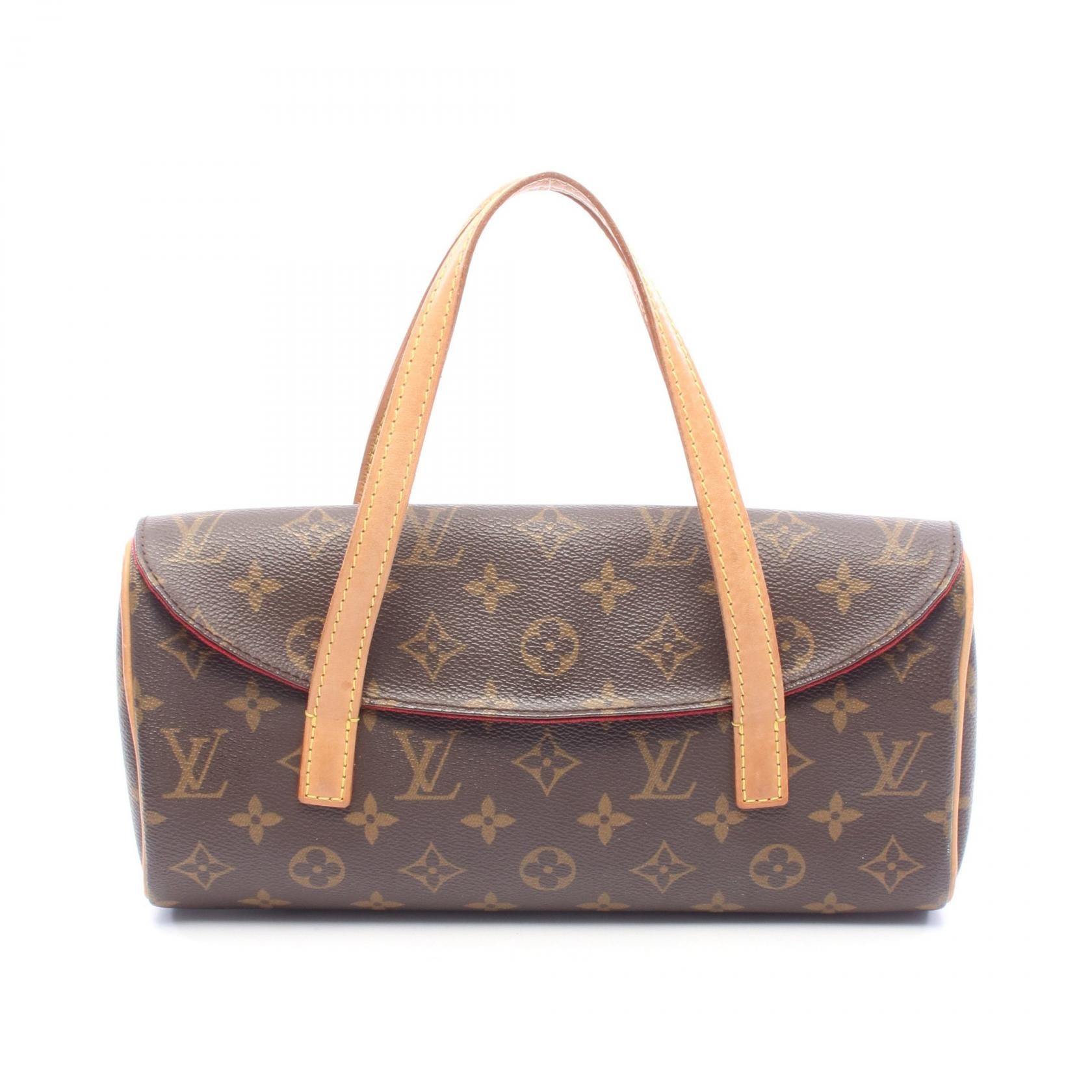 ルイ・ヴィトン LOUIS VUITTON ソナチネ ハンドバッグ バッグ PVCコーティングキャンバス レザー モノグラム レディース ブラウン系 M51902 【中古】