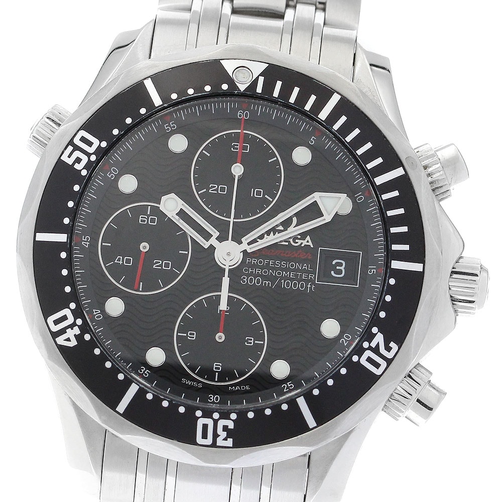 オメガ シーマスター プロダイバーズ 300M クロノグラフ メンズ 【中古】