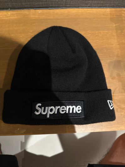 Supreme New Era® Box Logo Beanie "Black" (21FW)