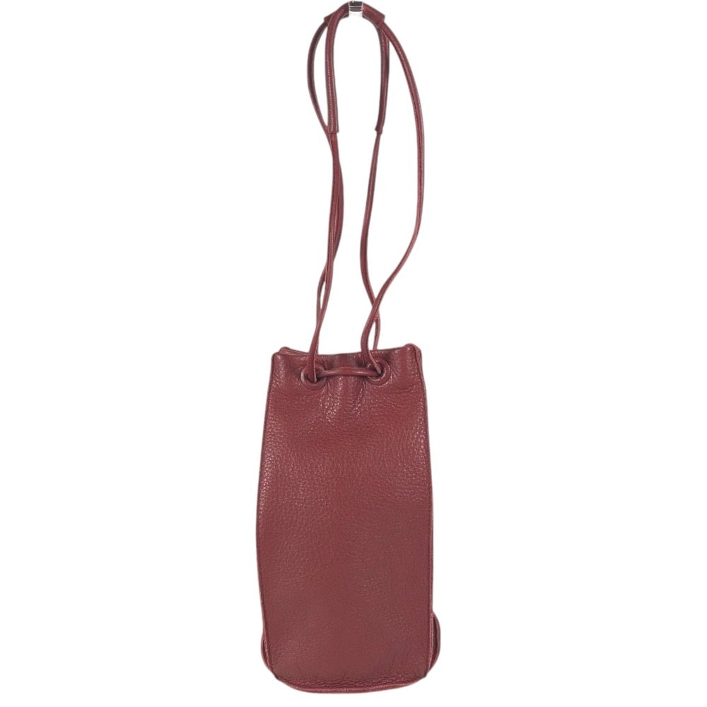 ボッテガヴェネタ BOTTEGA VENETA ボトルバッグ ワインボトル ハンドバッグ レザー レッド
