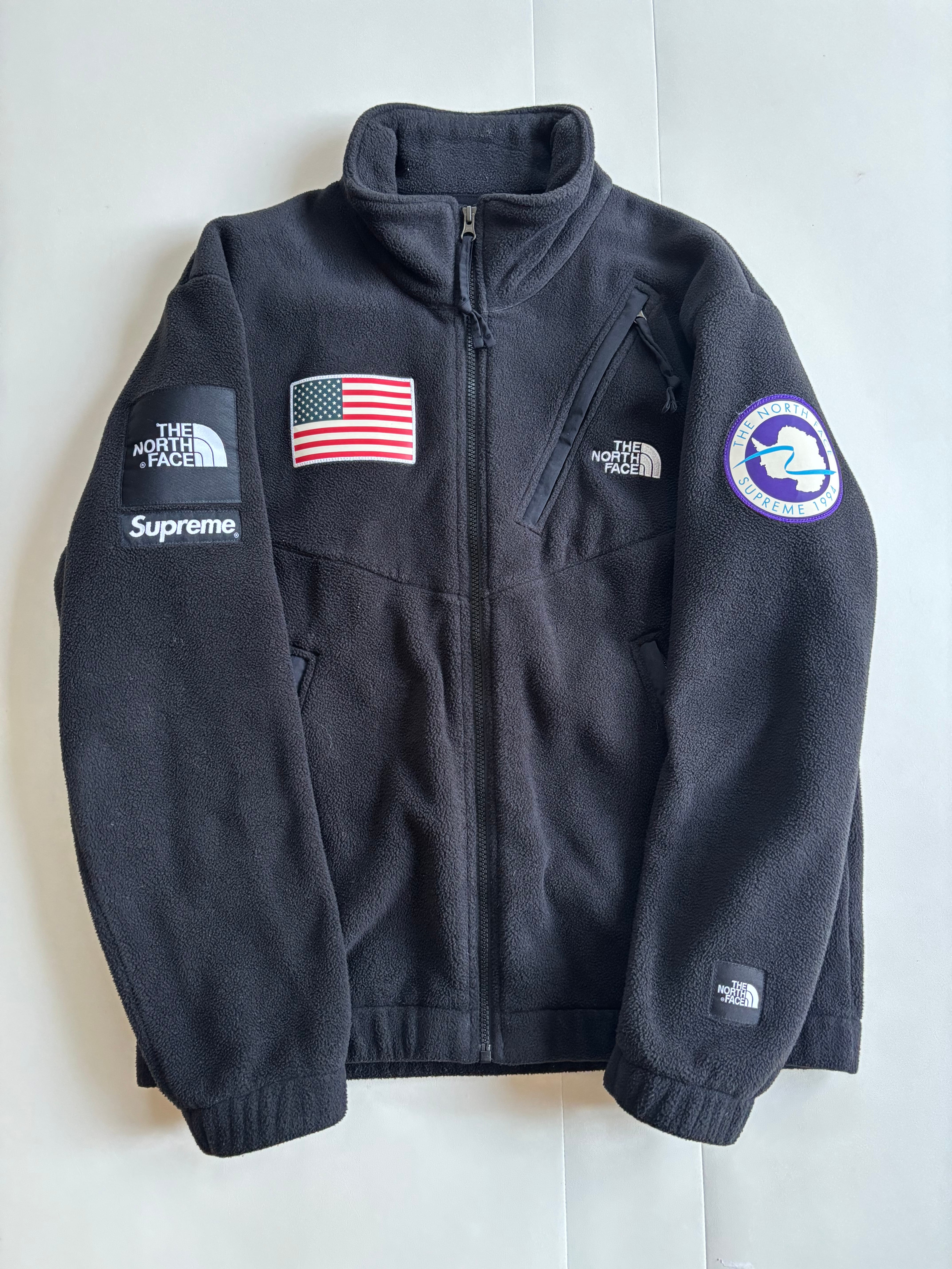 Supreme x The North Face Polartec Fleece Jacket "Black"
