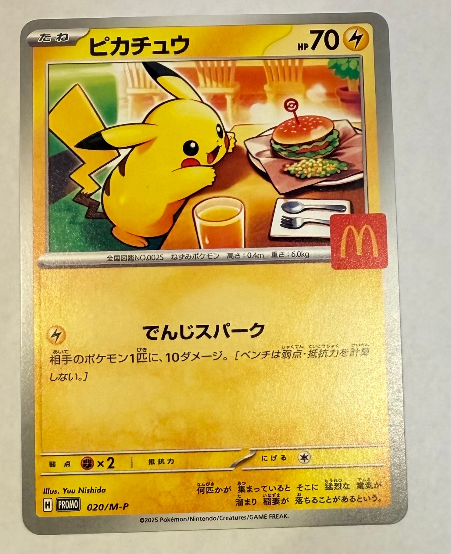PSA10】ピカチュウ P [M-P 020](プロモカードパック「マクドナルド