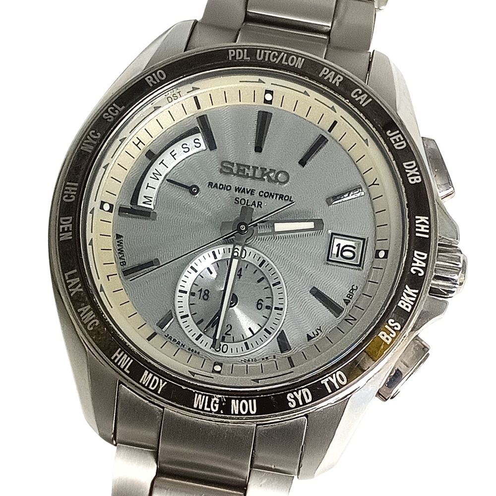 SEIKO セイコー 8B54-0BB0 BRIGHTZ ブライツ ソーラー電波 メンズ 腕時計 C1318