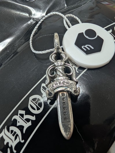 Chrome Hearts Double Dagger Pendant "Silver"