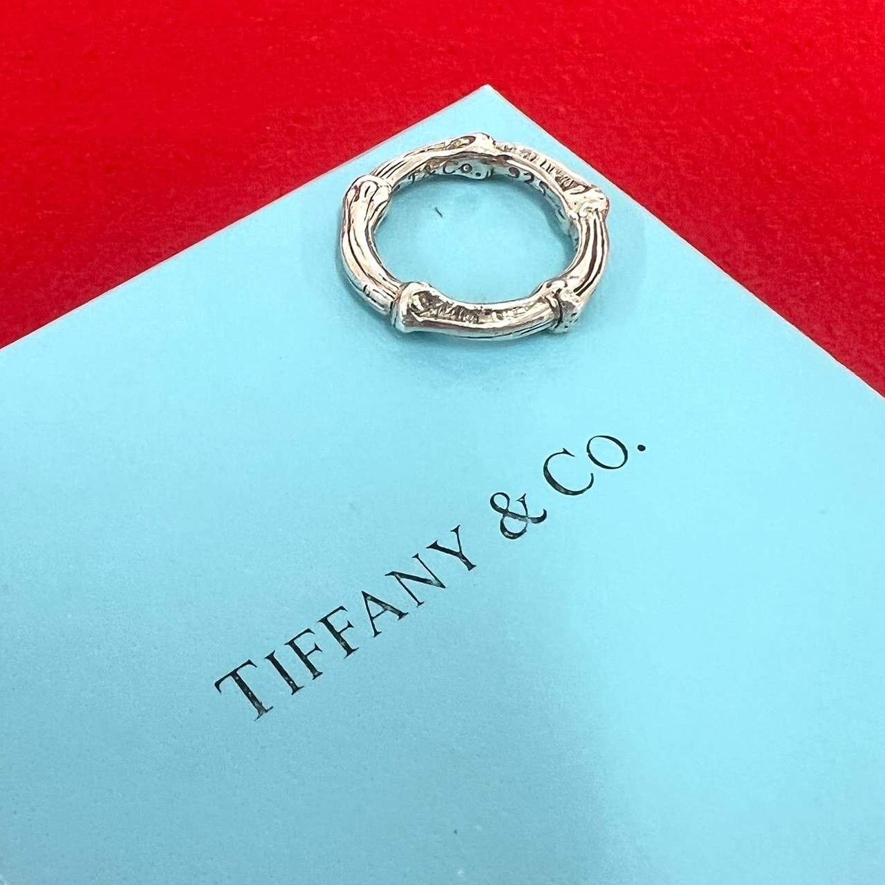 TIFFANY&Co. ティファニー バンブー リング シルバー925 リング・指輪 9号 シルバー
 24828