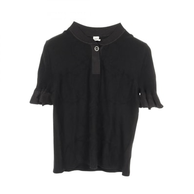 エルメス HERMES パルフロワリミックス ニット 衣料品 トップス ウール レディース ブラック系 【中古】