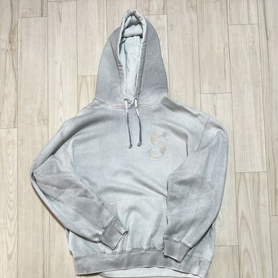 Supreme Overdyed S Logo Hooded Sweatshirt "Natural"