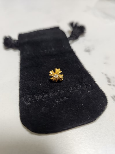 Chrome Hearts 22K No.2 CH Plus Diamond "Gold"