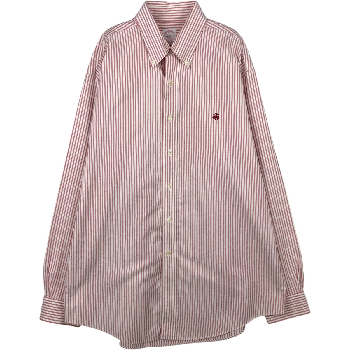古着 ブルックスブラザーズ Brooks Brothers Est.1818 長袖 ボタンダウン ストライプシャツ メンズL相当/eaa652117