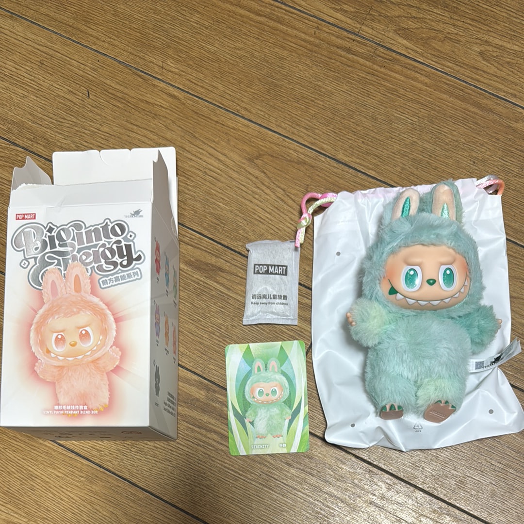 POP MART THE MONSTERS (LABUBU) Big into Energy Series Plush Pendant SERENITY