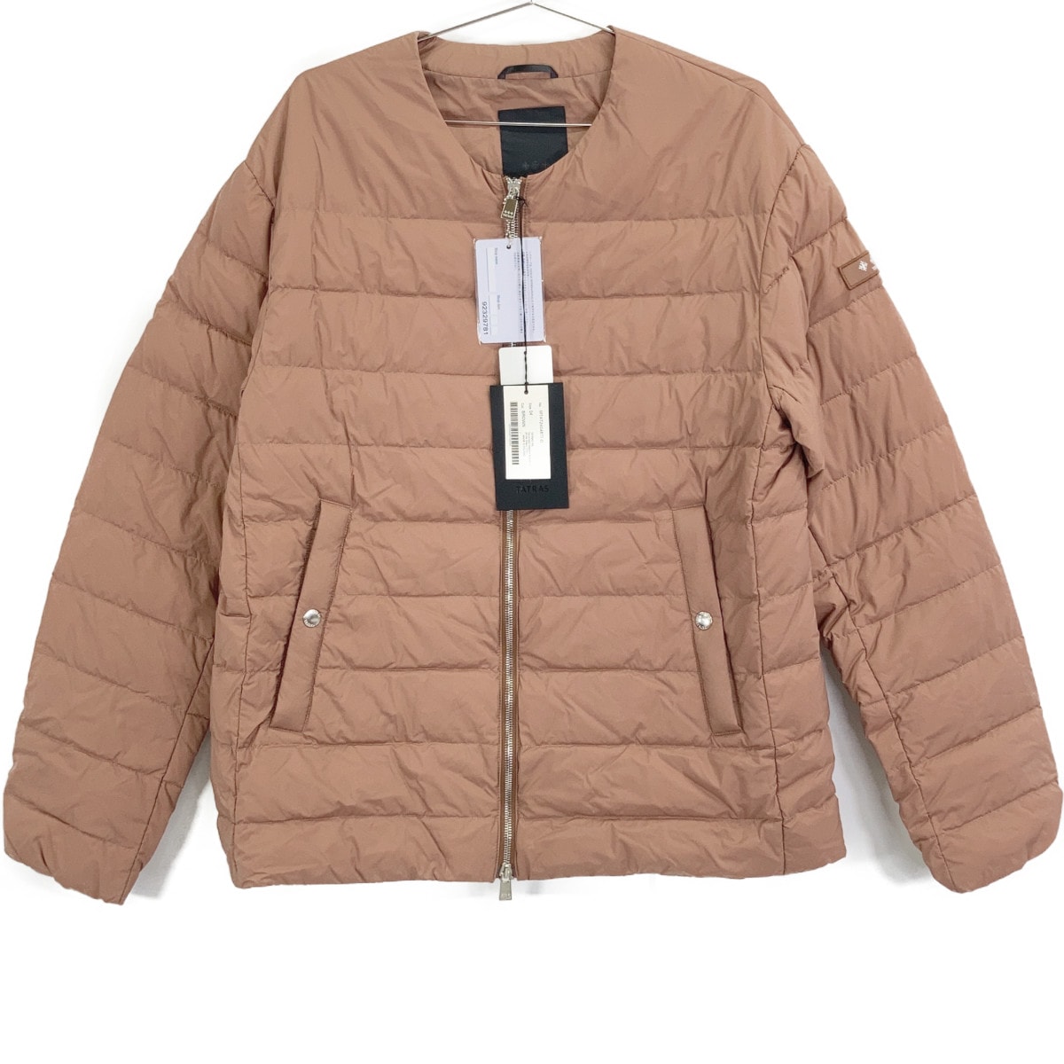 タトラス MTAT24S4877-D 24SS ピンク ERGICO Light Down Jacket  エルジーコ ノーカラーダウンジャケット 04