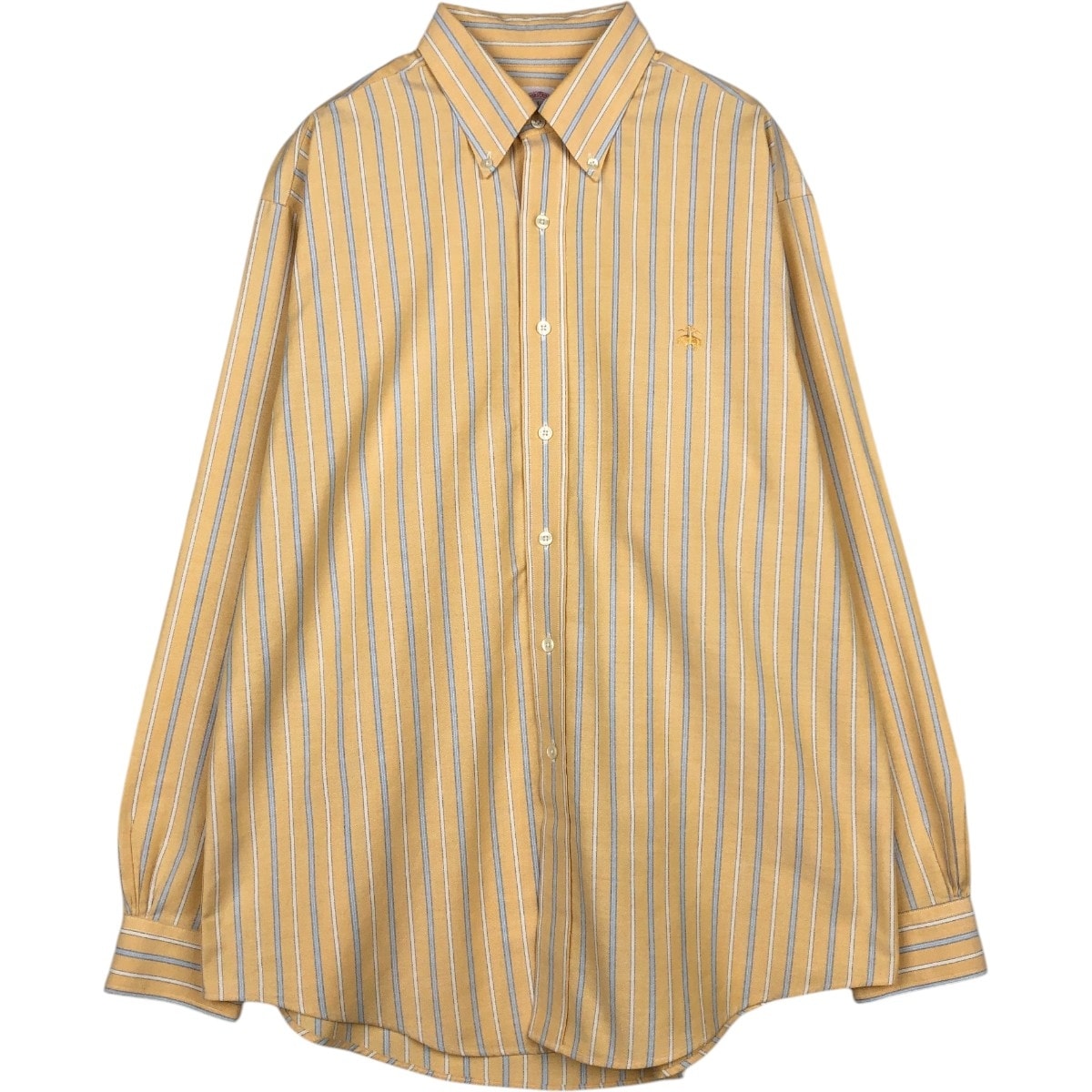 古着 ブルックスブラザーズ Brooks Brothers Est.1818 長袖 ボタンダウンストライプシャツ メンズL相当/eaa677003
