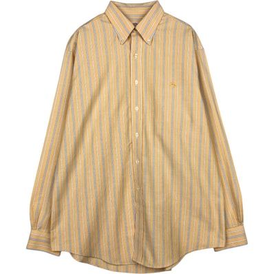 古着 ブルックスブラザーズ Brooks Brothers Est.1818 長袖 ボタンダウンストライプシャツ メンズL相当/eaa677003