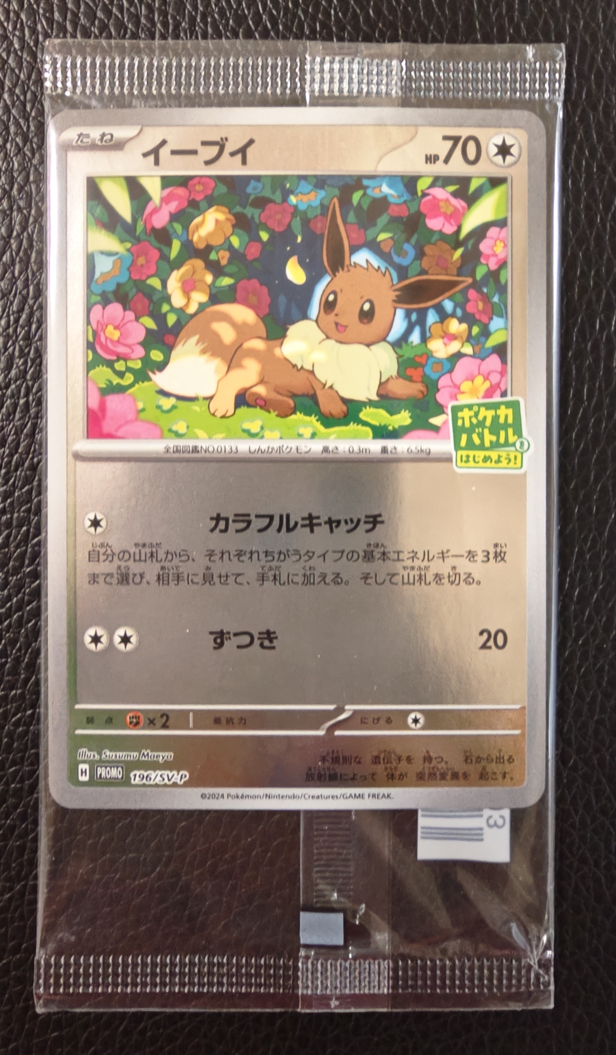 イーブイ P [SV-P-SM 196](プロモカードパック「ポケカバトルをはじめよう!キャンペーン」)