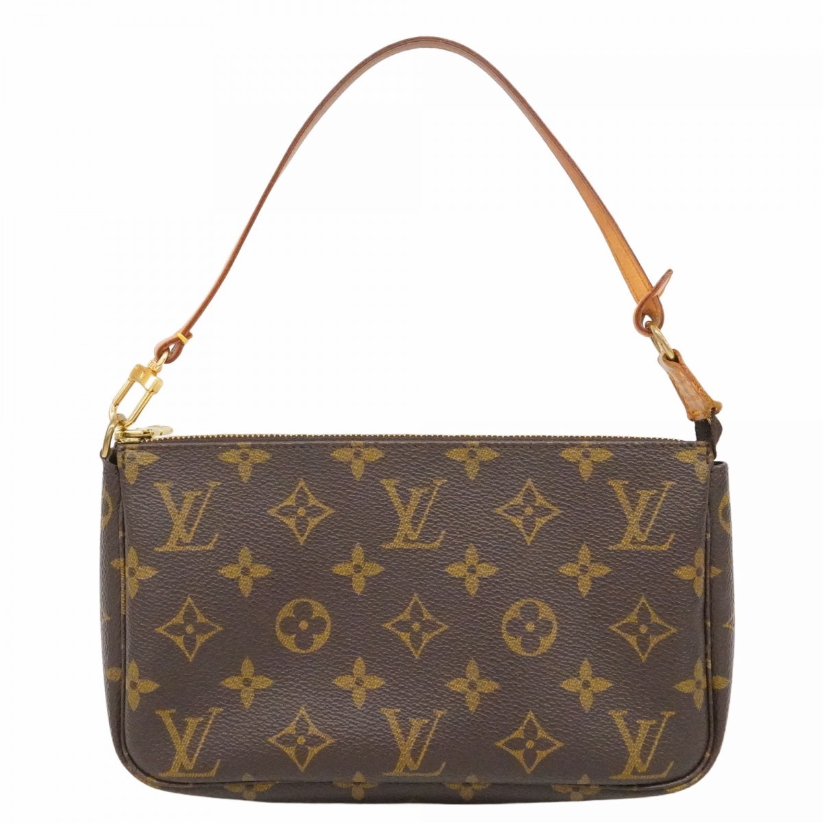 【6dc2575】ルイヴィトン ポーチ モノグラム ポシェットアクセソワール M51980 ブラウン【中古】レディース