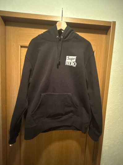 Supreme / ANTIHERO Hooded Sweatshirt "Black"