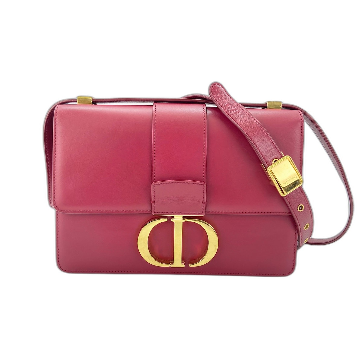 ディオール Dior モンテーニュ ショルダーバッグ レザー【中古】