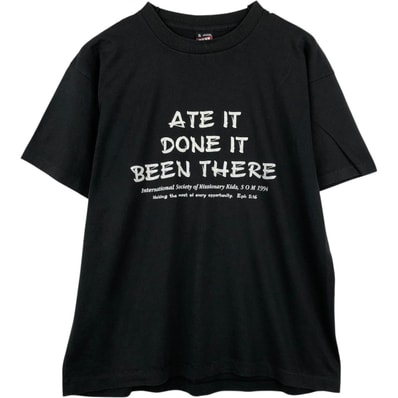 古着 90年代 フルーツオブザルーム FRUIT OF THE LOOM メッセージプリントTシャツ USA製 メンズXL相当 ヴィンテージ/eaa660102