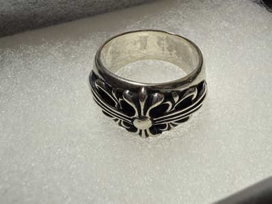 Chrome Hearts Floral Cross Ring "Silver"