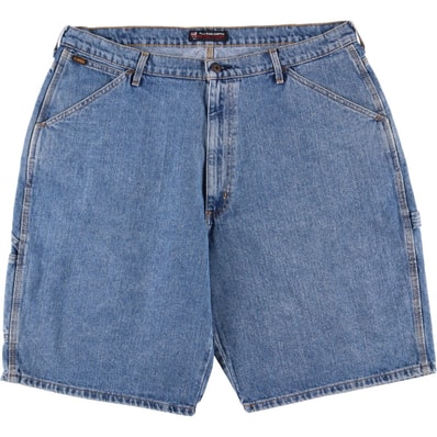 古着 ビッグサイズ 00年代 ラルフローレン Ralph Lauren POLO JEANS COMPANY デニムペインターショーツ ハーフパンツ メンズw40相当/eaa568928