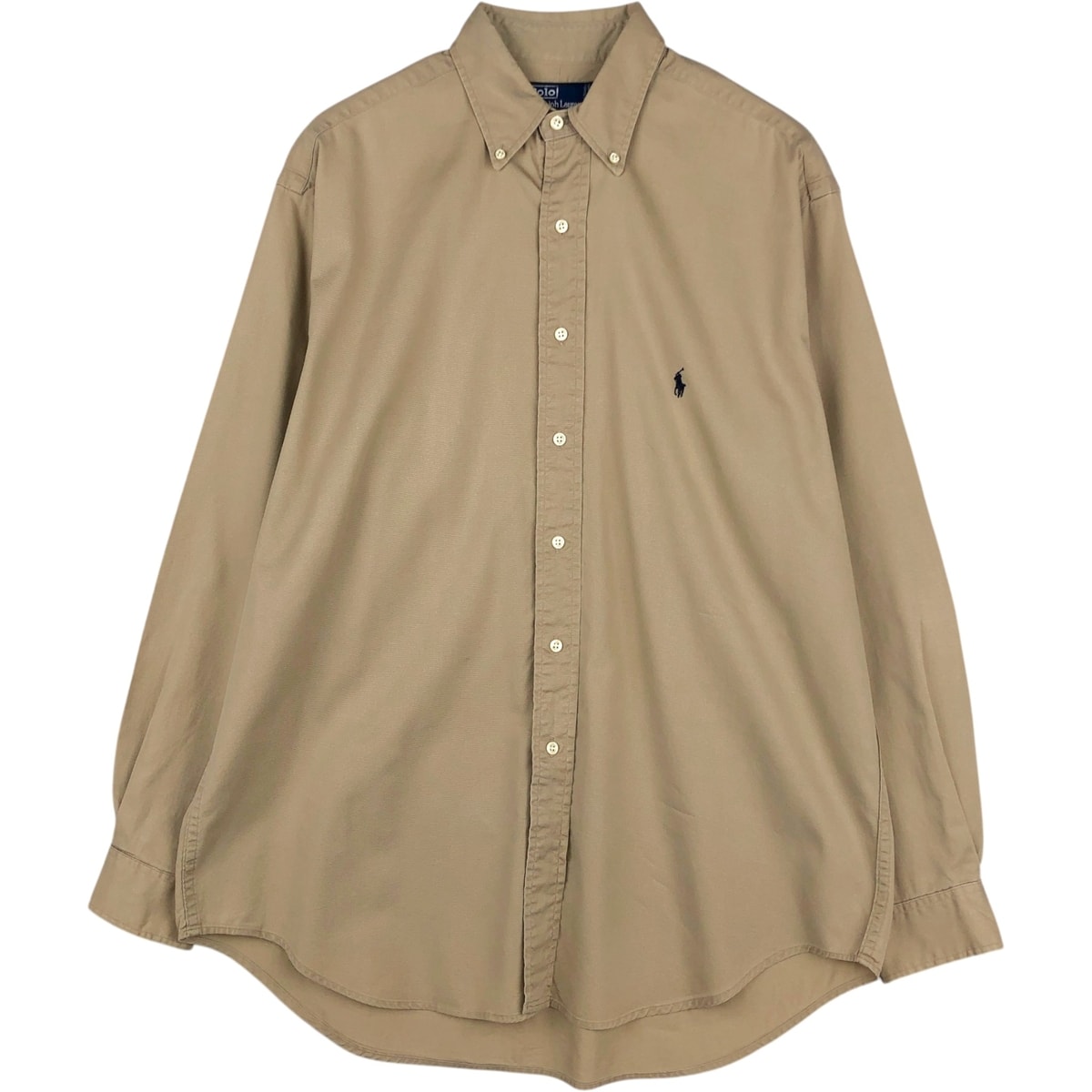 古着 ラルフローレン Ralph Lauren POLO by Ralph Lauren 長袖 ボタンダウンシャツ メンズM相当/eaa628885