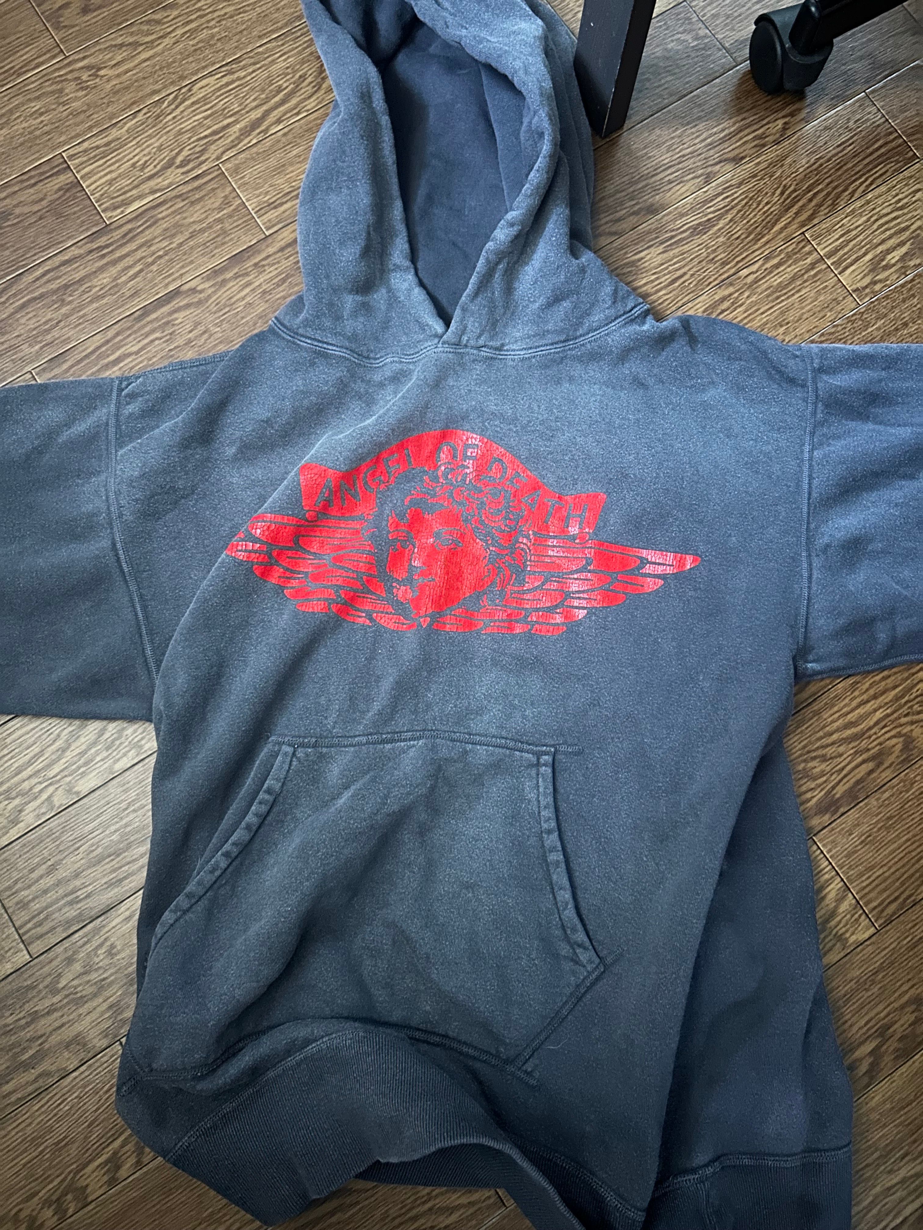 SAINT Mxxxxxx 24SS Angel Hoodie "Black"