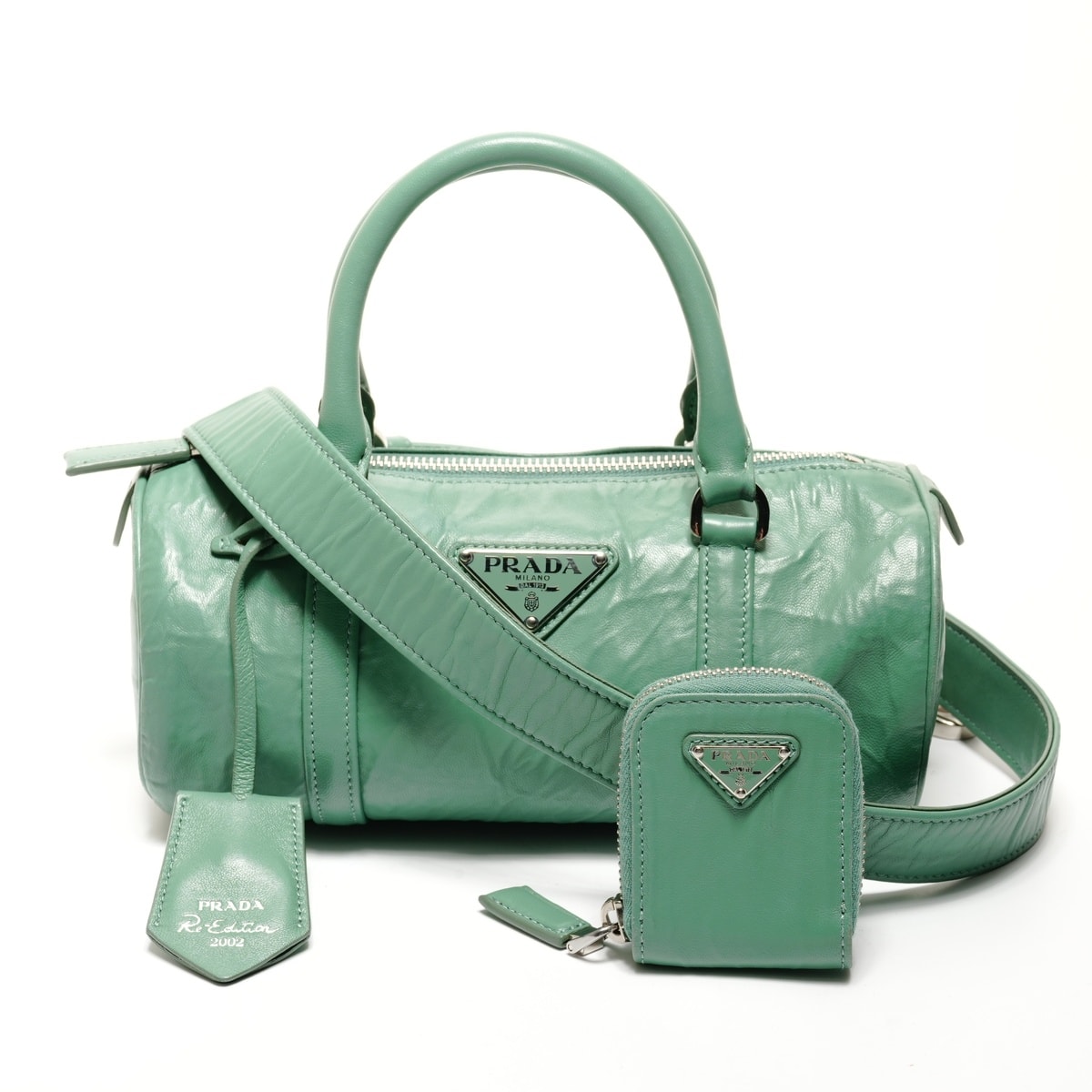 プラダ PRADA Nappa Vintege ミニ ボストンバッグ 2way レザー ショルダーバッグ【中古】