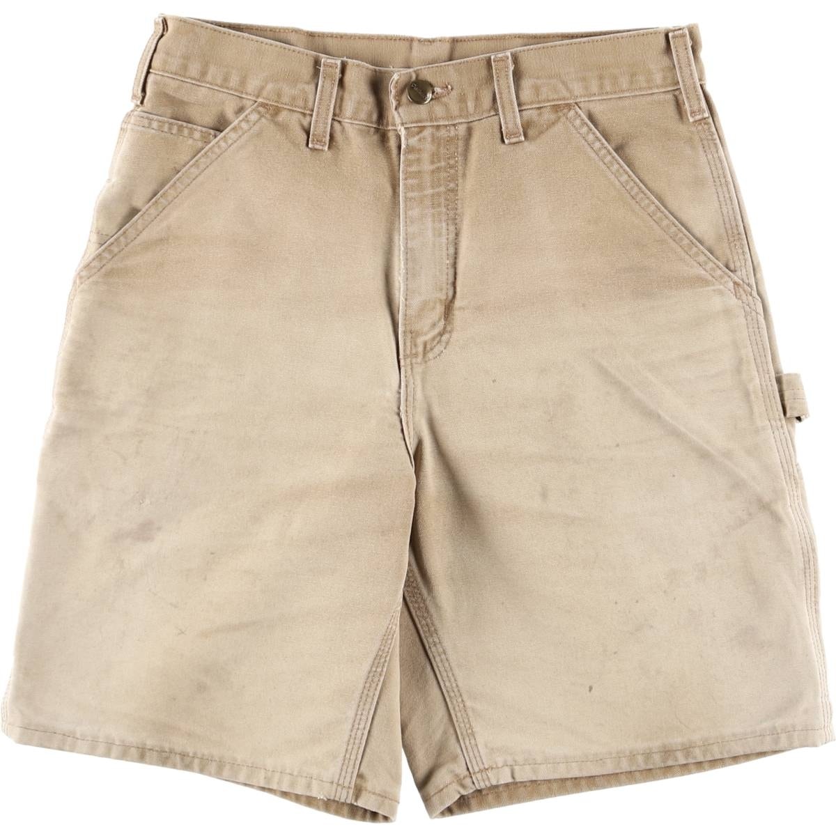 古着 カーハート Carhartt ダック地ペインターショーツ ショートパンツ レディースL(w29)相当/eaa574343