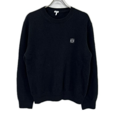 ロエベ H526Y14KH1 ブラック ウール アナグラム セーター XL