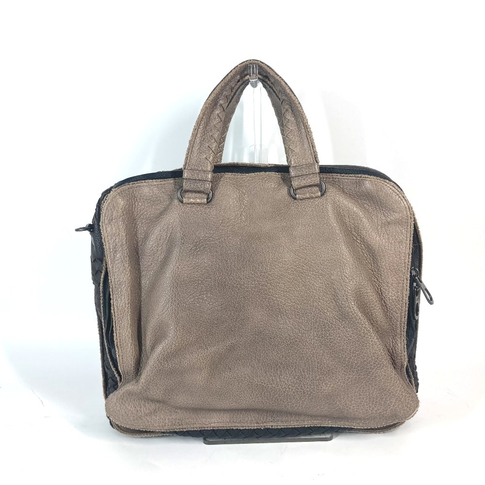 ボッテガヴェネタ BOTTEGA VENETA イントレチャート カバン トートバッグ ハンドバッグ ビジネスバッグ レザー ブラウン