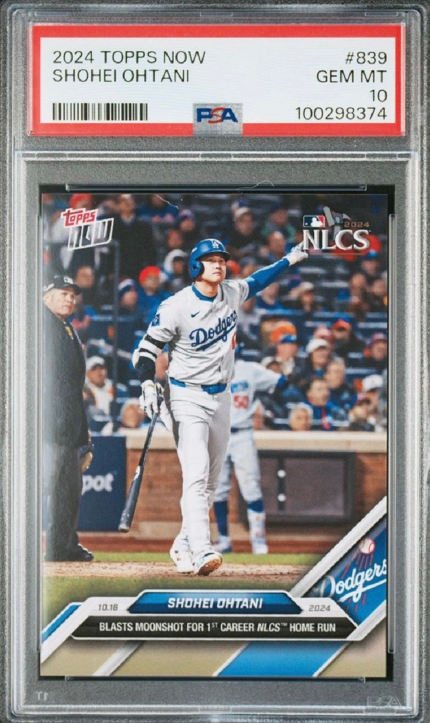 PSA10】大谷翔平 [839](2024 MLB トップスナウカード) 1枚の中古