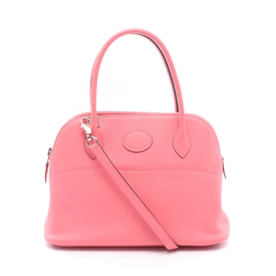 エルメス HERMES ボリード27 2WAY ハンドバッグ バッグ レザー ヴォースイフト ヴォースイフト ローズアザレ A刻印(2017年製造) レディース ピンク系 【中古】