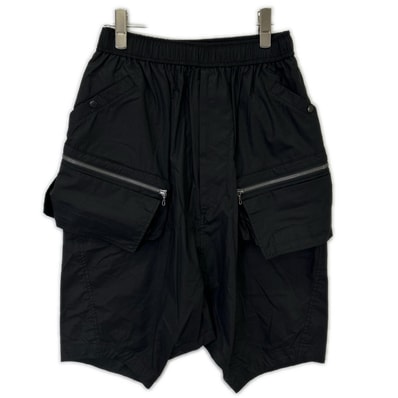 ユリウス 22年モデル 787PAM3 ブラック CROP RIP STOP CARGO SHORTS 1