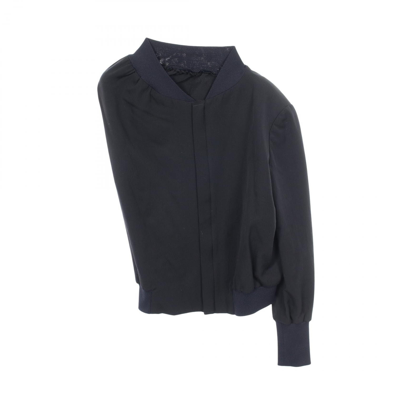 ヨウジヤマモト Yohji Yamamoto 片袖 衣料品 アウター ウール メンズ ネイビー系 【中古】