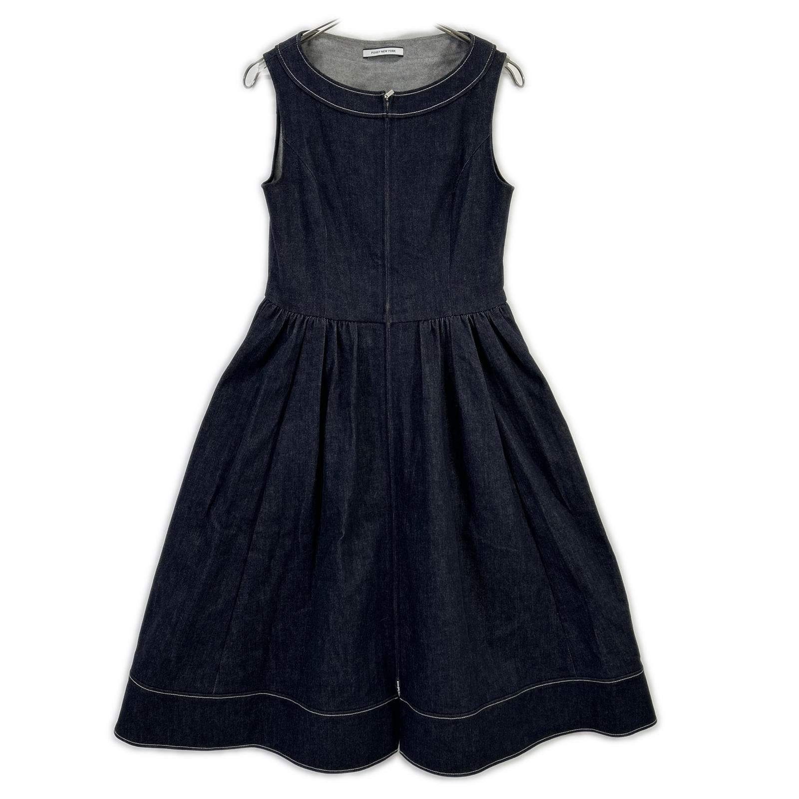 フォクシーニューヨーク 26年 45669 インディゴ Gemma デニムワンピース